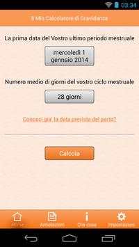 Calcolatore di Gravidanza screenshot 1