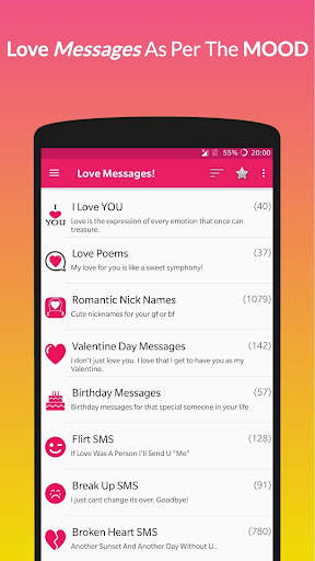 Love Messages Romantic SMS screenshot 7