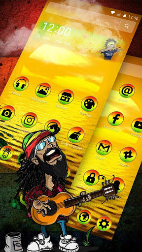 Reggae Jamaica Theme with Live Reggae Wallpaper screenshot 2