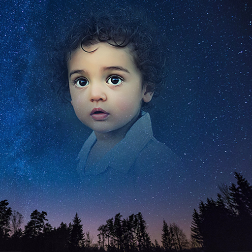 Night Sky Photo Maker أيقونة