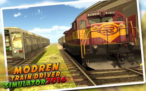 Modern Train Drive Sim 2016 screenshot 15