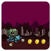 Zombie adventure racing game logo