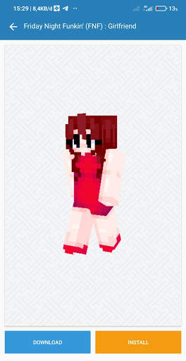 FNF Minecraft Skin PE - Lots Of Skin screenshot 6