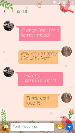 Cute Font untuk FlipFont , Font Keren Bebas Teks screenshot 2