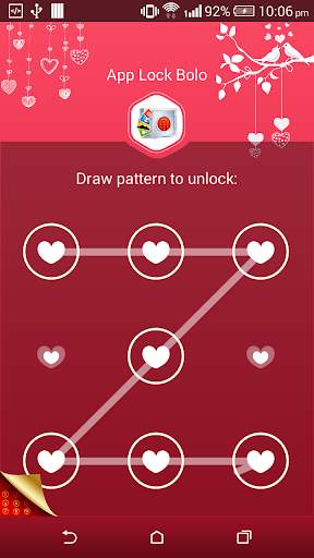 App Lock Bolo : Theme Love screenshot 3