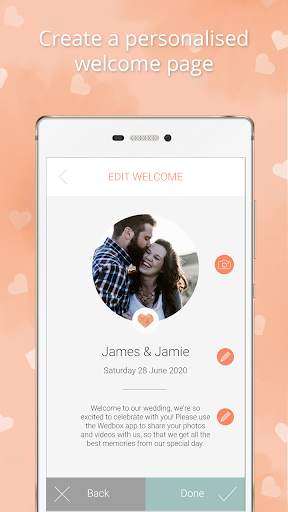 Wedding Photo App by Wedbox Collect photos/videos screenshot 3