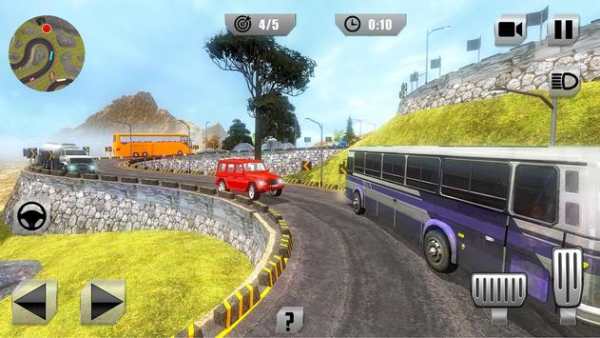 Offroad Bus Simulator 2017:Tourist Coach Bus Drive screenshot 10