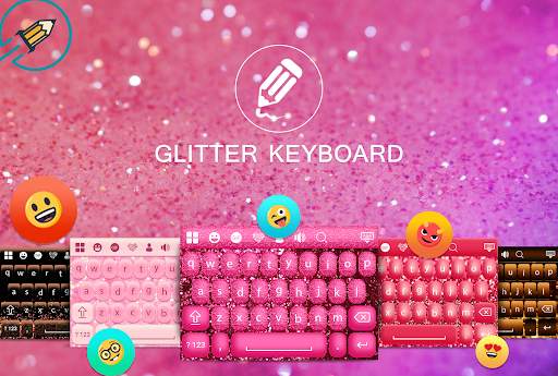 Glitter Keyboard स्क्रीनशॉट 1