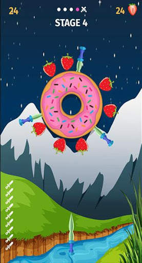 Sword Saga - Free Knife Hit Ninja Arcade Game screenshot 3