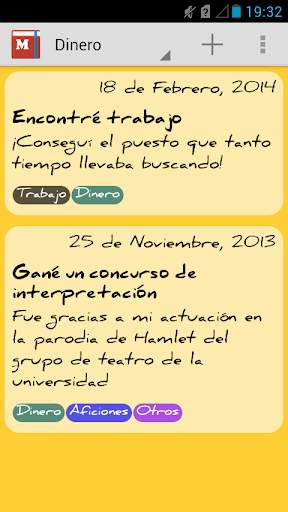 Myography - Tu biografía screenshot 2