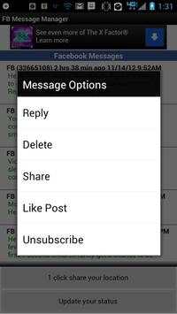 TXT Manager for Facebook screenshot 2
