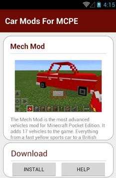 Car Mods For MCPE screenshot 5