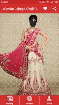 Woman Lehnga Choli Photo Montage screenshot 4