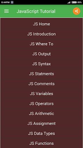 JavaScript Tutorial screenshot 2
