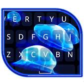Keyboard Neon Blue Theme 1.0