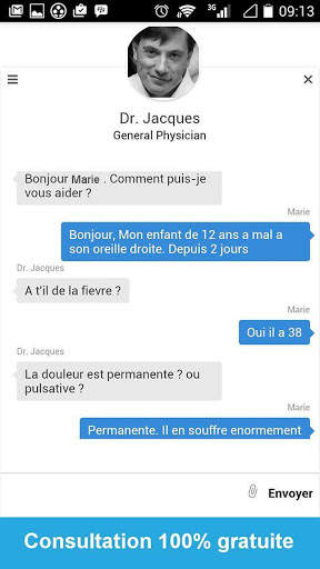 Docteur Gratis, Consultation médicale gratuite screenshot 2