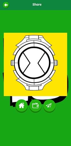 Coloring Ben Hero Cartoon screenshot 7