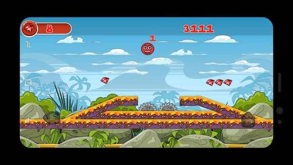 Red Adventurer fun ball - Runner & escape game screenshot 1