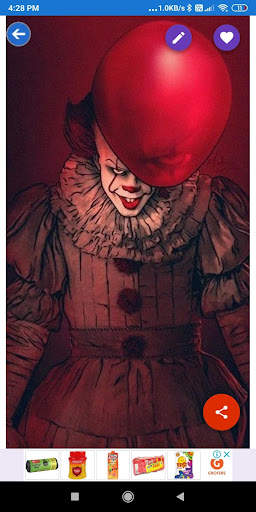 Scary Clown Wallpaper:HD Images,Free Pics download screenshot 3