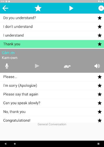 Speak Vietnamese Phrase, Vocab screenshot 11