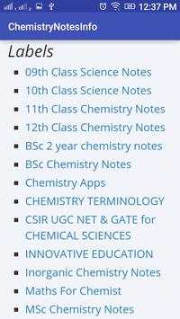 Chemistry Notes Info screenshot 5