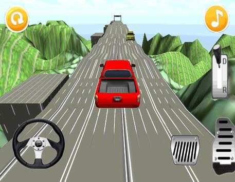 Hill Climb Racing : Red Car screenshot 1