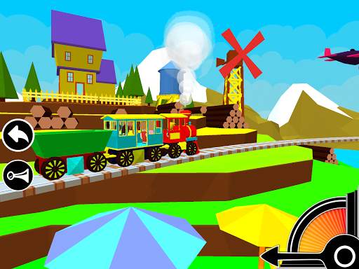 3D Train Engine Driving Game For Kids & Toddlers screenshot 11