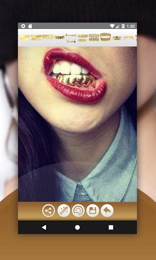 Gold Teeth Photo Editor screenshot 1