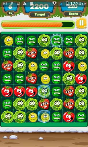 Fruit & Veggies : Link Line Match 3 Puzzle Game screenshot 20