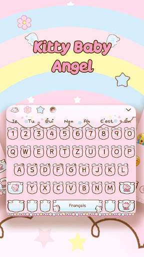 Kitty baby angel keyboard screenshot 2