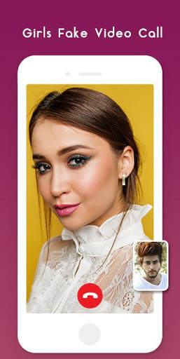 Girl Fake Video call, Girls Video call simulator screenshot 2