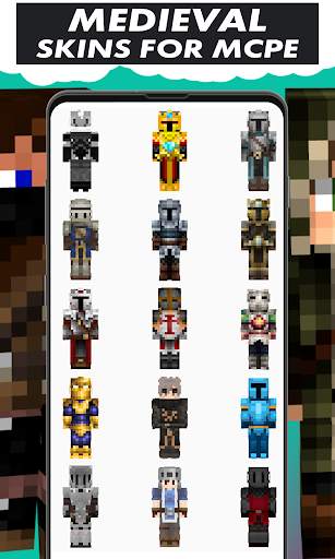 Medieval Skins 1 تصوير الشاشة