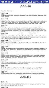 Karachi Bus Routes screenshot 4