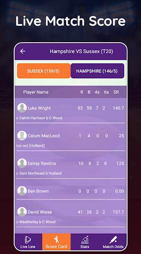 Cricket Live Score screenshot 5
