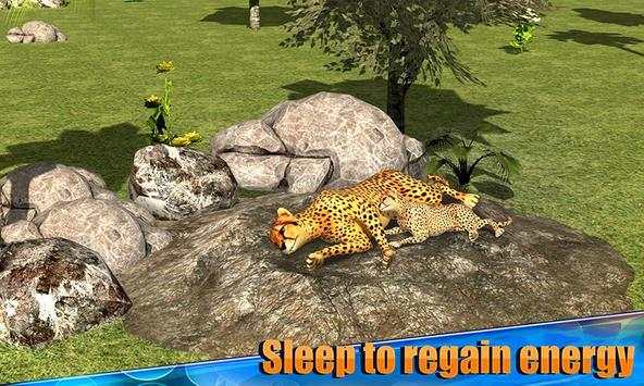 Angry Cheetah Simulator 3D скриншот 3