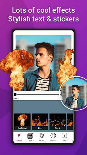 Fire Photo Effect Video Maker with Music screenshot 4