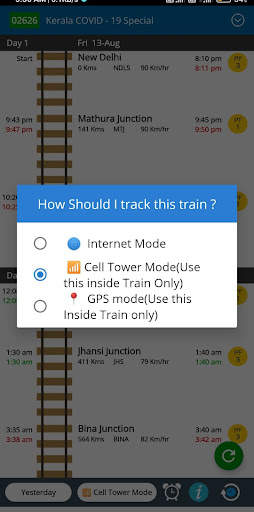 Find My Train -Indian Railway Train status,Offline screenshot 5