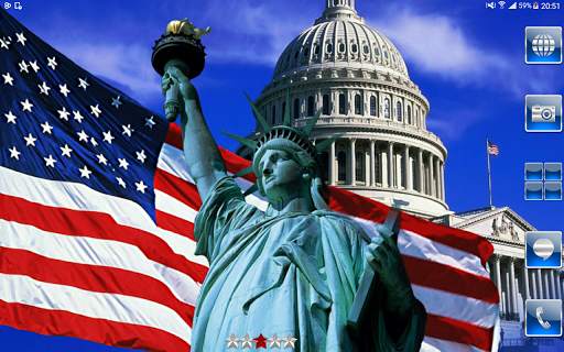 Free Independence Day Go Launcher theme screenshot 9