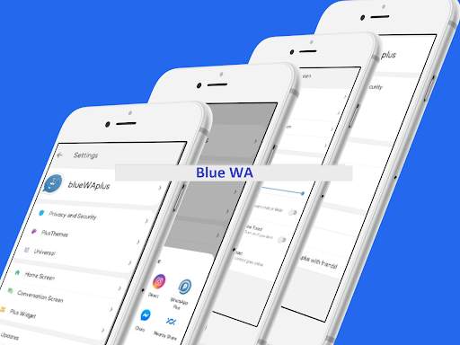 Blue WA Plus screenshot 1