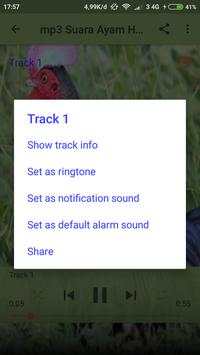 mp3 Suara Ayam Hutan screenshot 6