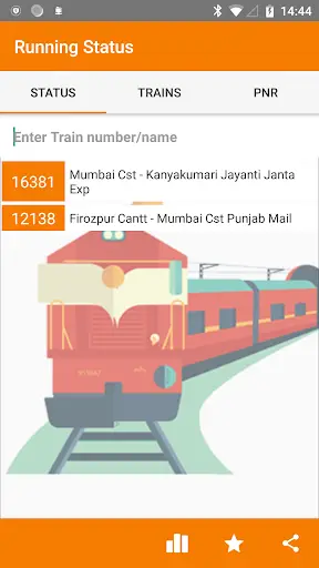 Running Train Status screenshot 1