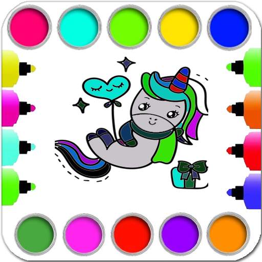 Unicorn Horse Coloring Books Free 1.0