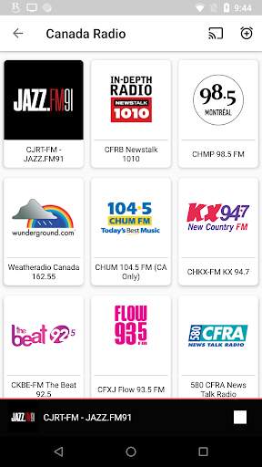 Radio Canada Live -  Radio Player Canada screenshot 5