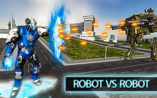 Ice Hero Robot 3D: Flying Robot Fighting Game screenshot 10
