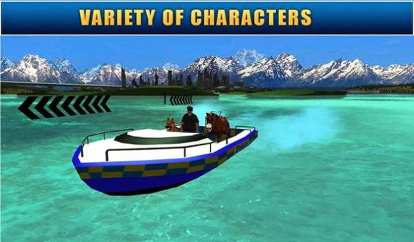 Power Boat Transporter: Police screenshot 16