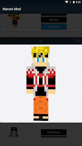Naruto Skin : Mineraft pe mod screenshot 3