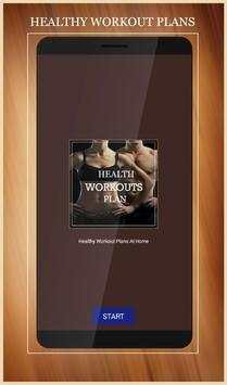 Healthy Workout Plans At Home screenshot 1