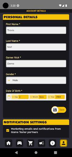 Game Tester screenshot 5