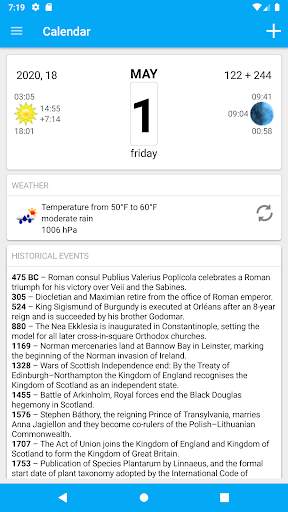 Calendar screenshot 1