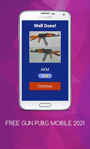 Guess the gun in pubg mobile FREE GUN  2021 screenshot 2